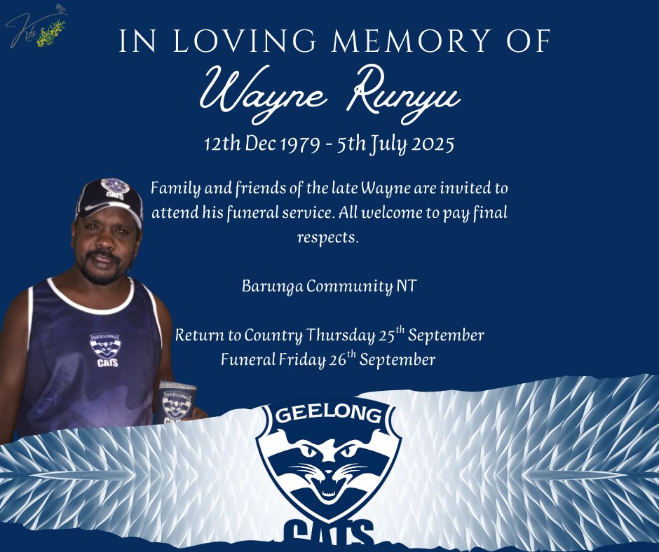 Wayne Runyu Funeral Notice Photo