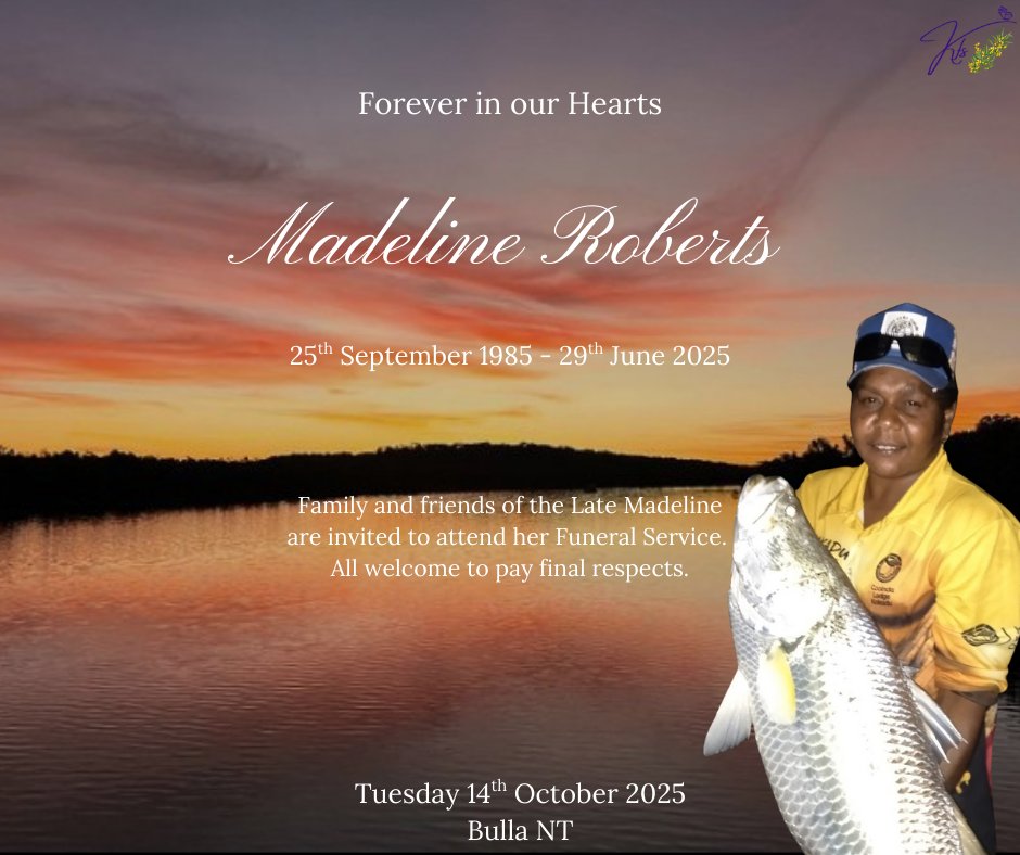 Madeline Roberts Funeral Notice Photo