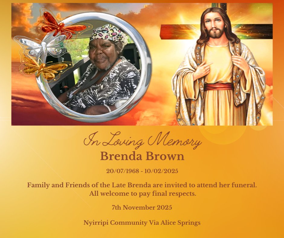 Brenda Brown Funeral Notice Photo