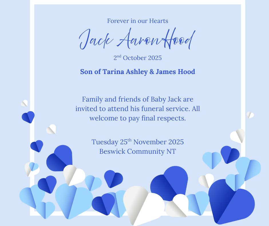 Jack Hood Funeral Notice Photo
