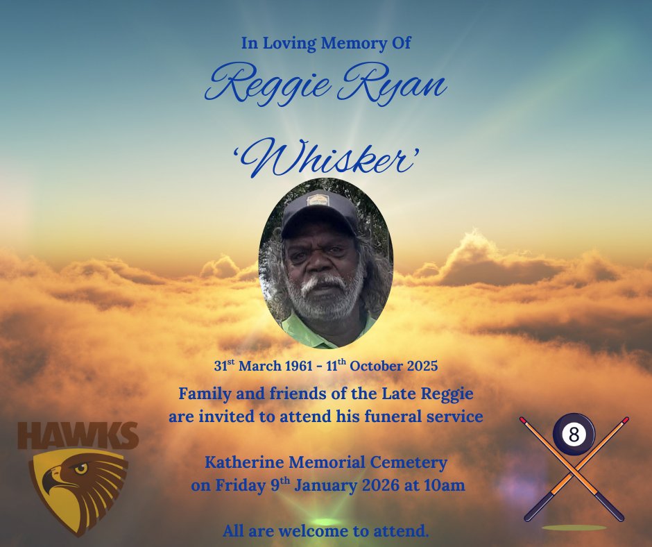 Reggie Ryan Funeral Notice Photo