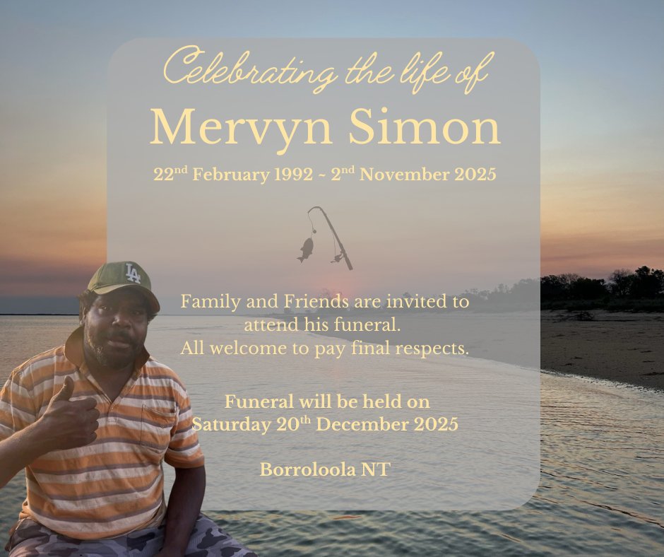 Mervyn Simon Funeral Notice Photo