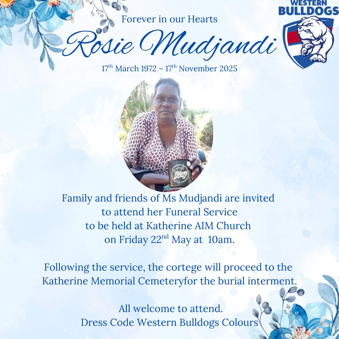 Rosie Mudjandi Funeral Notice Photo
