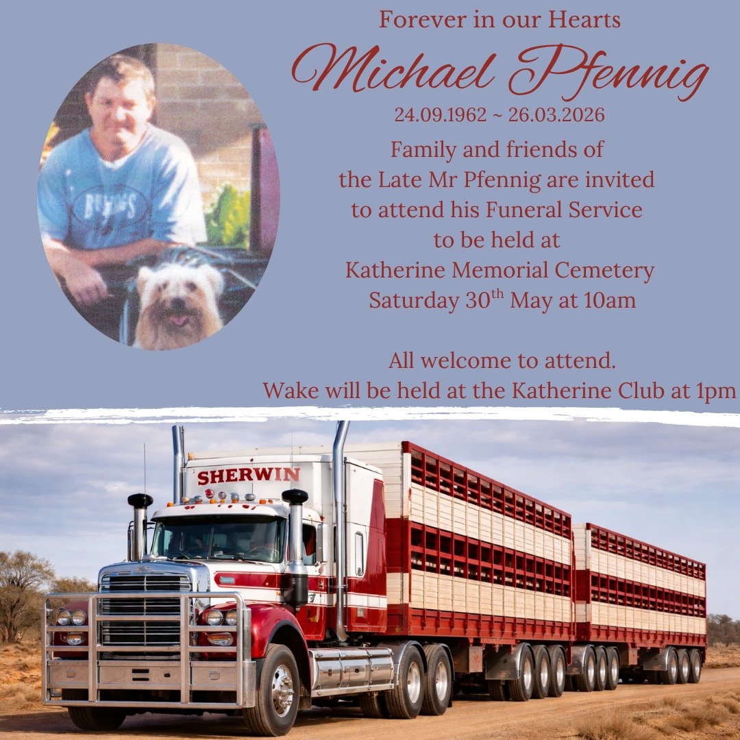 Michael Pfennig Funeral Notice Photo