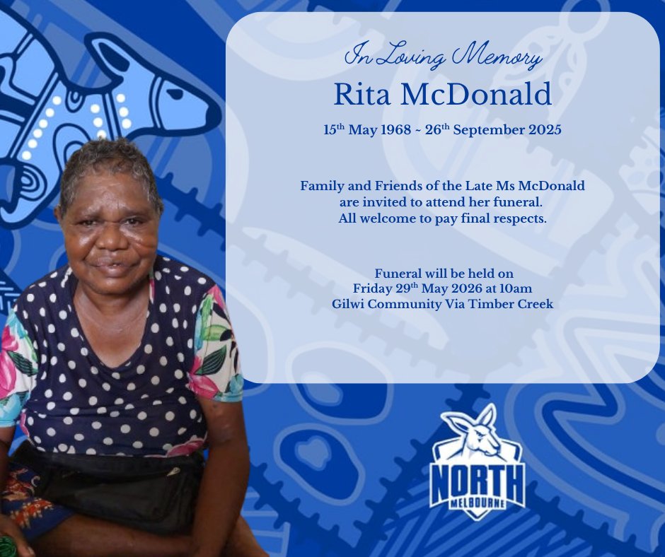 Rita McDonald Funeral Notice Photo