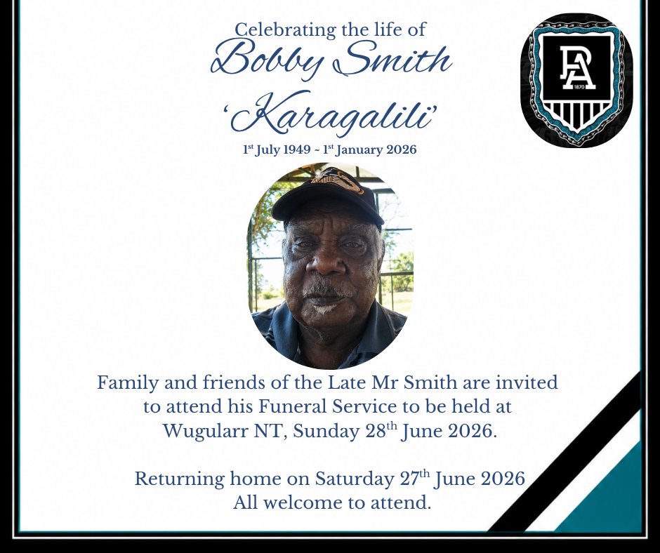 Bobby Smith Funeral Notice Photo