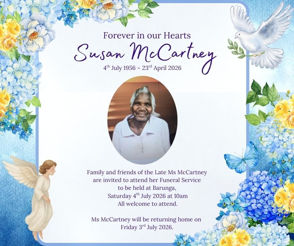 Susan McCartney Funeral Notice Photo