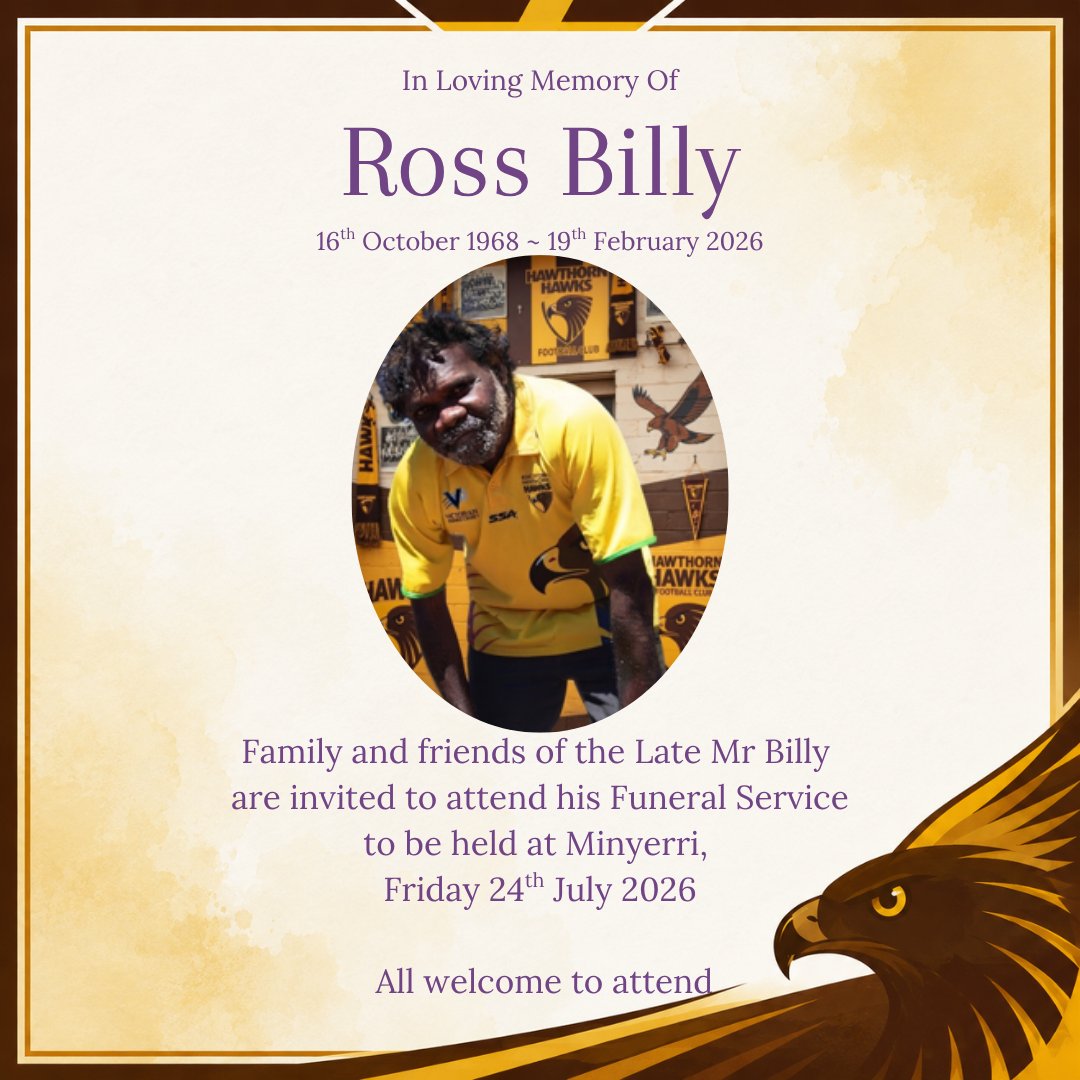 Ross Billy Funeral Notice Photo
