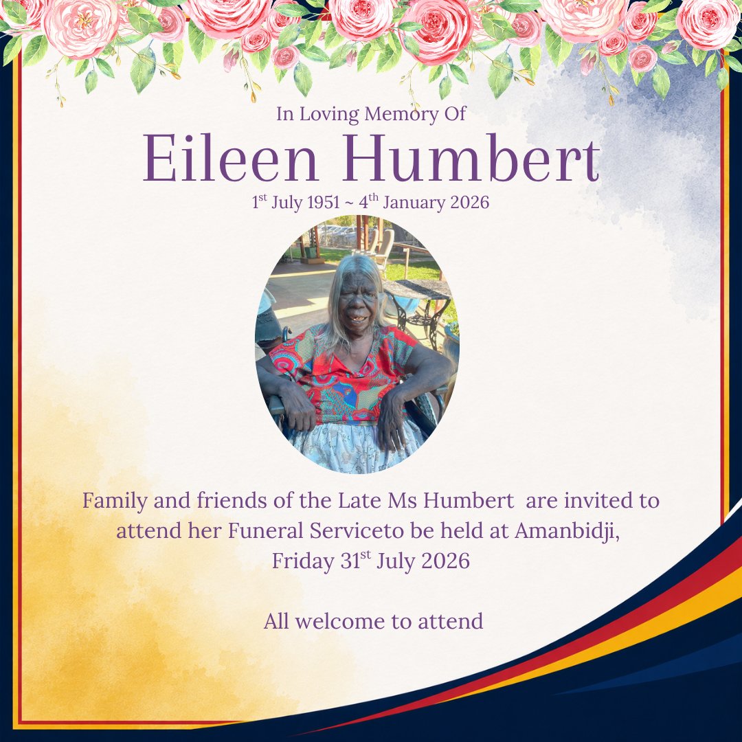 Eileen Humbert Funeral Notice Photo